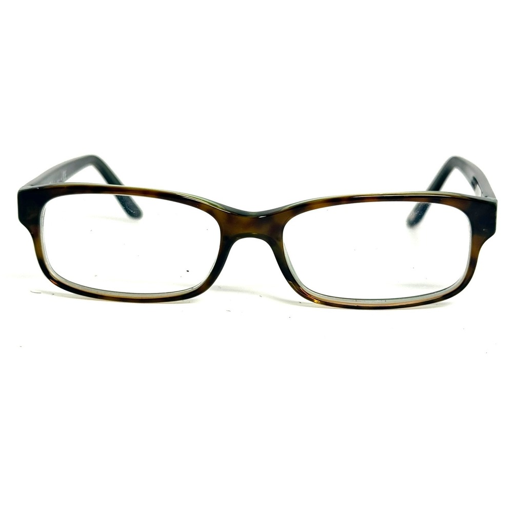 Ray-Ban RB 5187 2445 Tortoise Green Rectangular Eyeglasses Frames 52-16-140